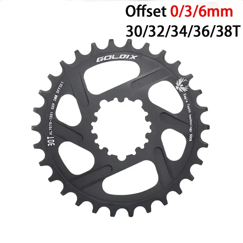 Offset 0 3 6mm 30 32 34 36 38T Chainwheel MTB Bicycle Chainring Narrow Wide Mountain for sram bike XX1 X9 XO X01 NX Direct Mount