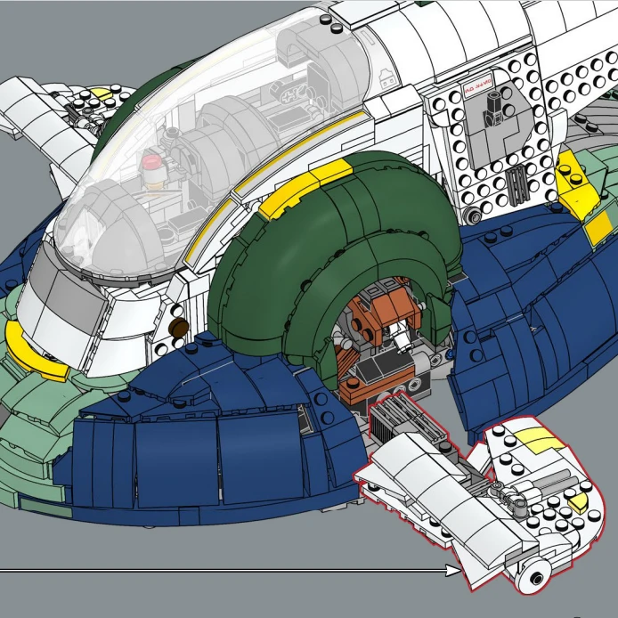 Nave espacial que respira fuego 75409 Juegos de bloques de construcción compatibles con partículas Legoed Adecuado para regalos de Navidad 2970 piezas