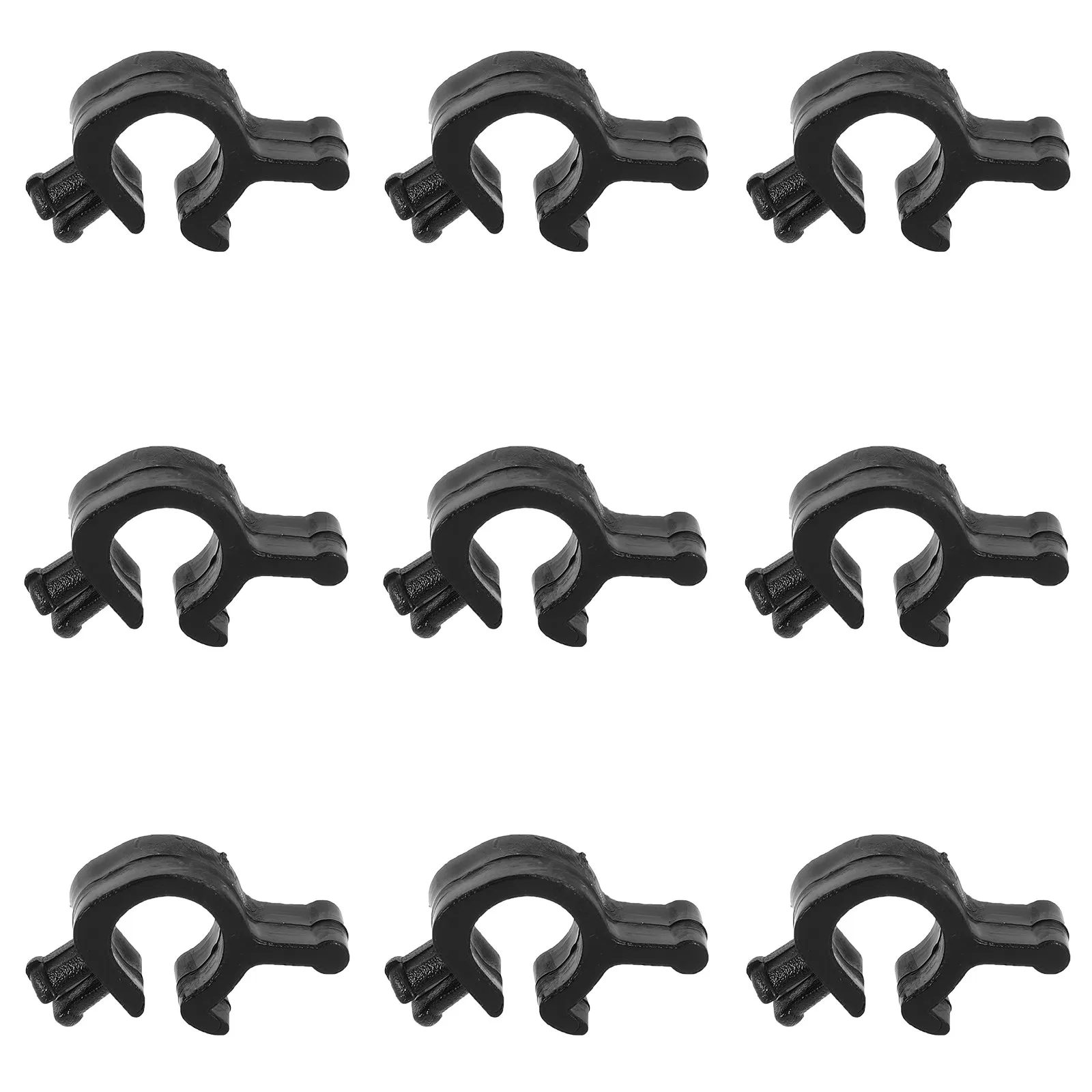 

10Pcs Cable Clips Hard Hat Light Wire Holder Headlamp Cord Fixing Clip Mining Construction Work Safety Equipment