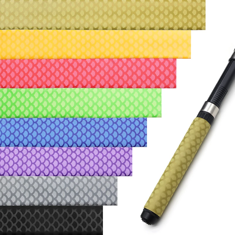 1~10pcs New Non Slip Heat Shrink Tube Golden ID 15~45mm Waterproof Cover Bicycle Handle Protector Anti Skid Fishing Rod Wrap