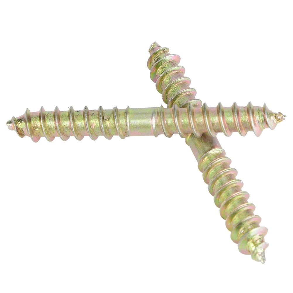With Zinc Woodworking Dowel Screw Dowel Screw Zinc Plating  Sturdy Two Pieces Of Wood Screws Woodworking for Wood