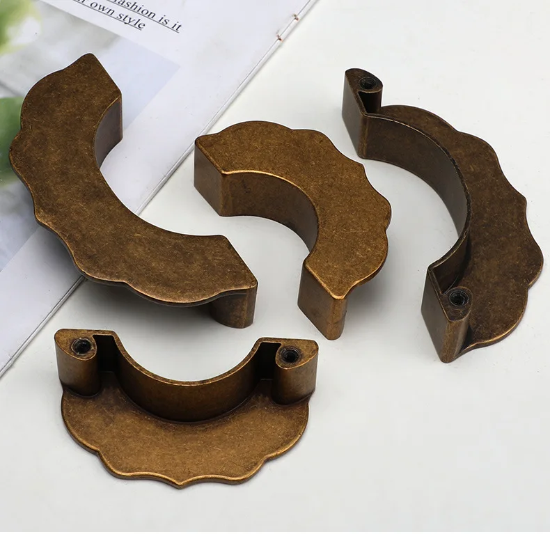 YUTOKO Antiker Bronze-Schrankgriff im chinesischen Stil, Einloch-Schubladengriff, kleiner Griff für Schränke und Aufbewahrungsschränke – Detail 20