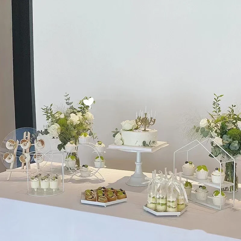 Wedding Display Cake Stand Tapisseries Kitchen Sugar Bunnies Cake Stand Chocolates Design Nordic Party Home Product