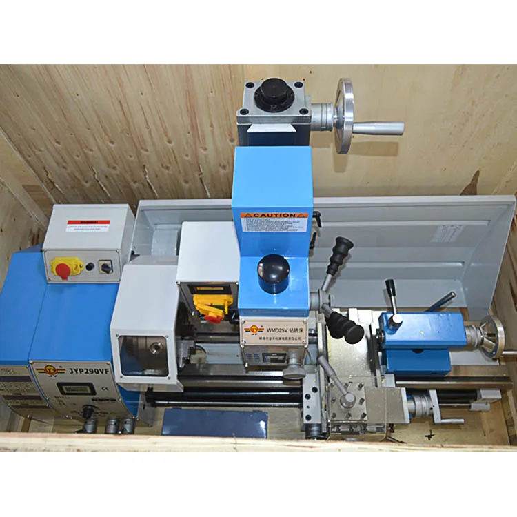 

Абсолютно новый многофункциональный токарный станок JYP290VF, малогабаритный токарно-фрезерный станок, сверлильный станок, фрезерный станок по металлу.