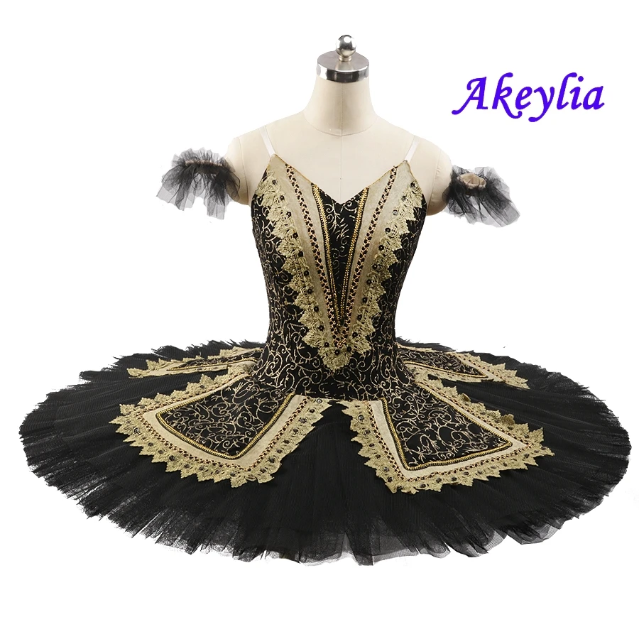 Tutu de Ballet professionnel Esmeralda pour filles noires, Costumes de scène de Ballet YAGP du lac des cygnes noirs, compétitions pour femmes