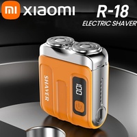 Xiaomi Electric Smart Shaver Mini Portable Travel Digital Display Dual Blade Rechargeable Shaver Powerful For Men's Gift Shaver