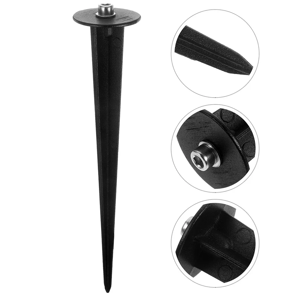 12 قطعة حصص الأرض الشمسية في الهواء الطلق المسامير المعدنية استبدال لحديقة الحديقة ساحة ضوء حصص مقاومة للرياح الألومنيوم دائم #1