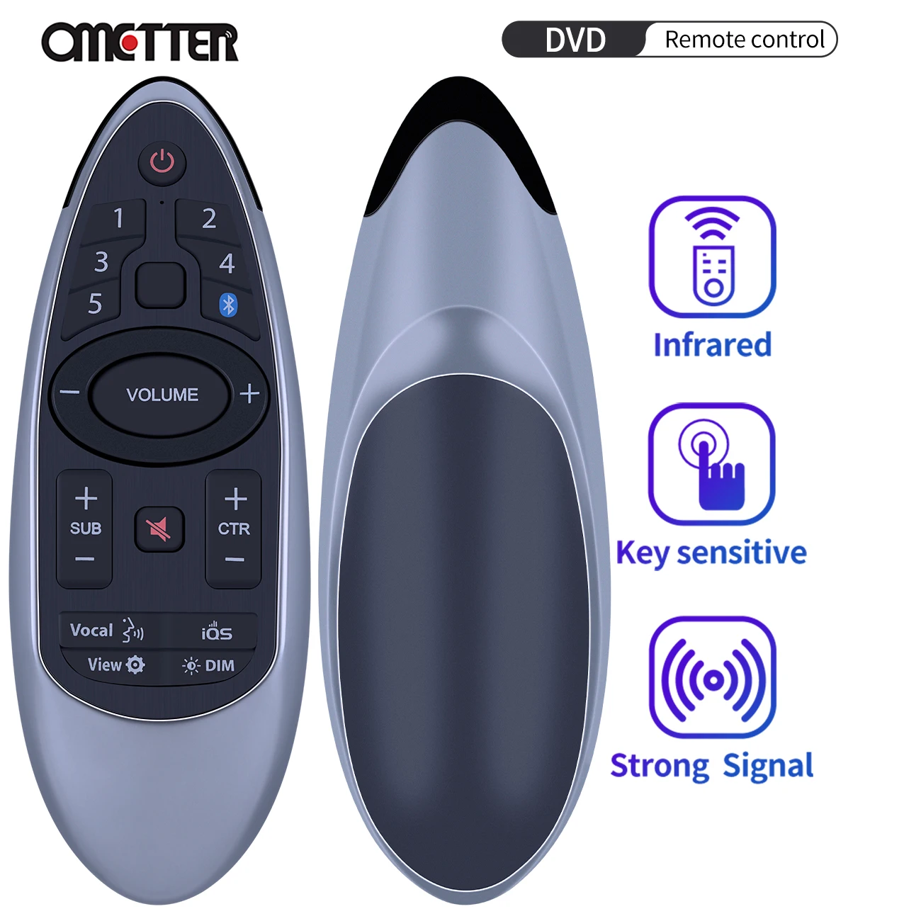 

New Remote Control CRB91A00 for Qsoniq Bluetooth-compatible DVD Audio IOS Player Controller