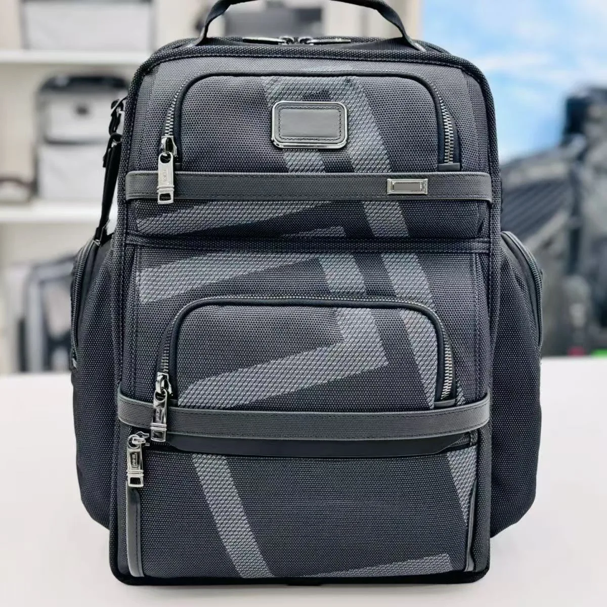 

Men's Casual Commuter Backpack Ballistic Nylon Jacquard Business Travel Laptop Bag Daypack 2603580