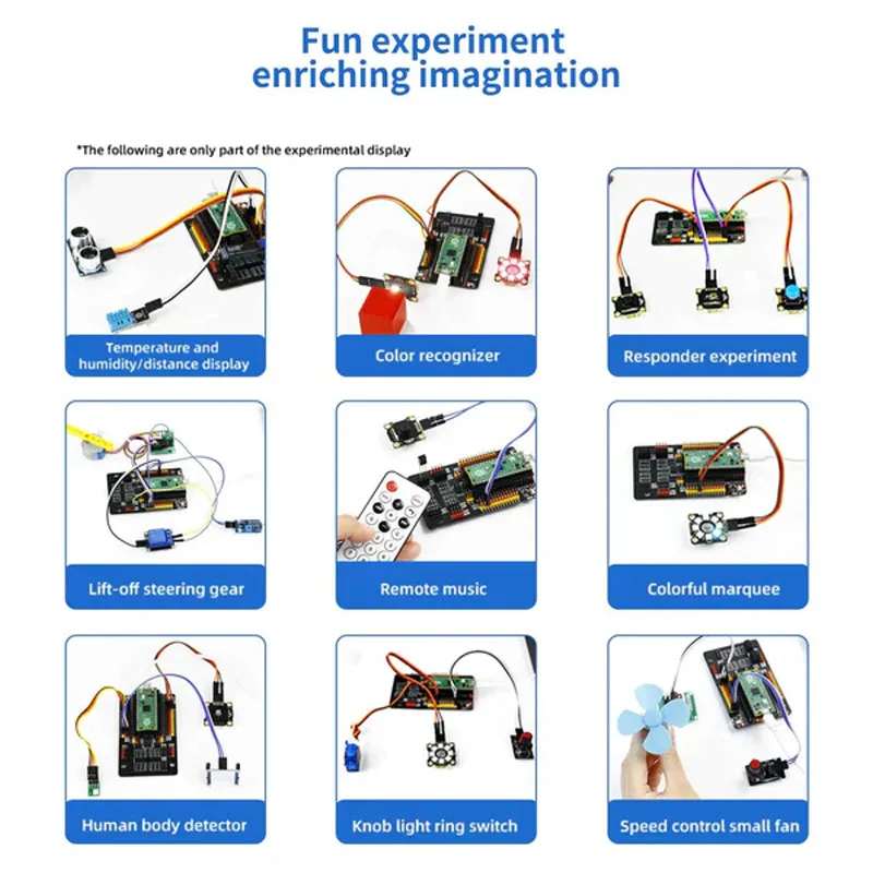 Raspberry Pi Pico Sensor Kit Development Board (getting Started With Micropython And Rp2040 Programming Learning) Demo Board