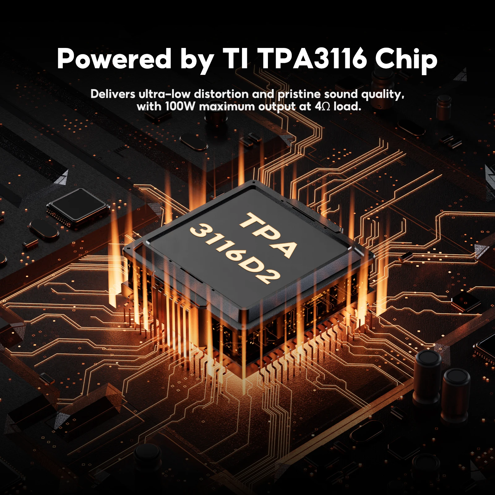 AIYIMA A1001 Subwoofer Amplifier TPA3116 Power 100W Amplifier