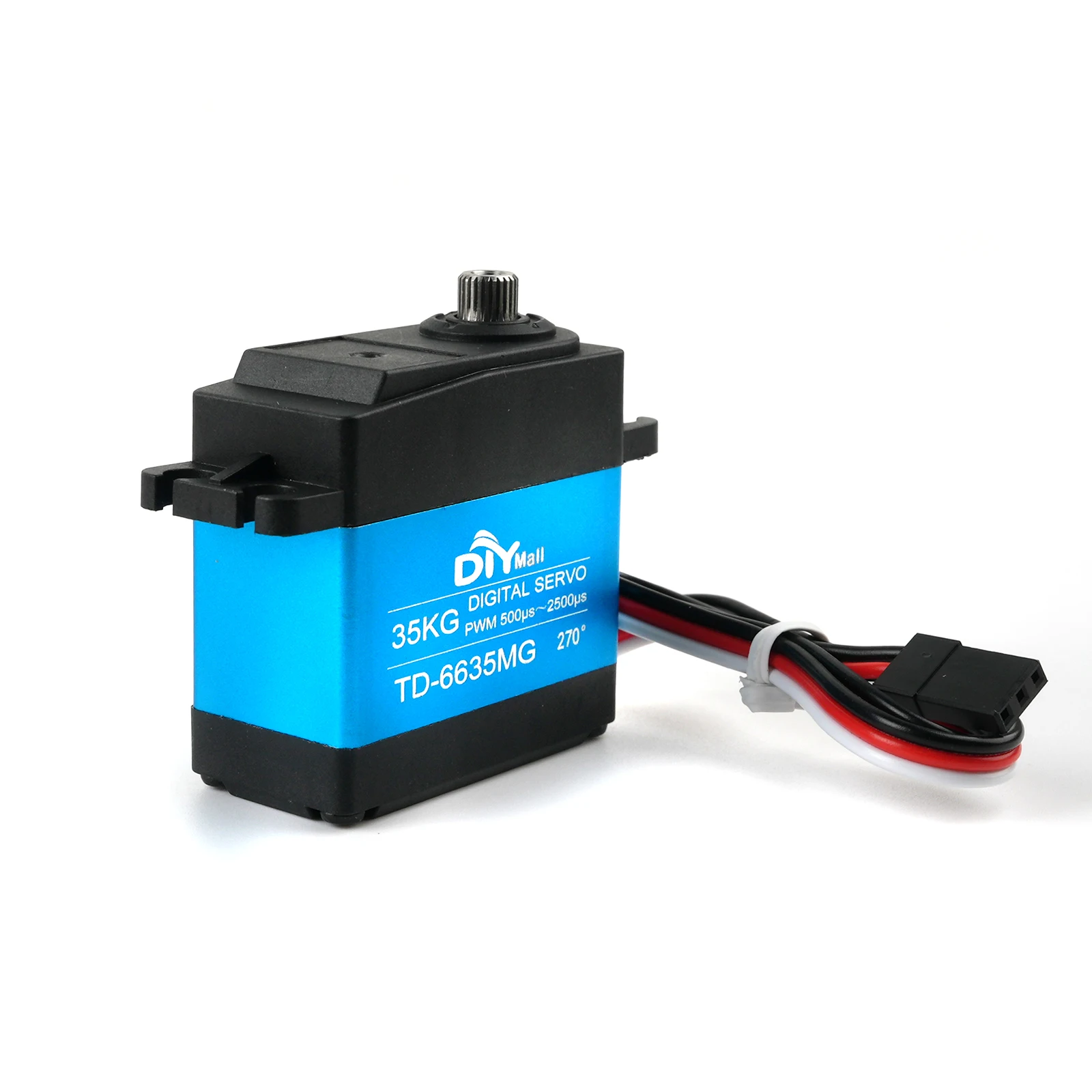 TD-6635MG Digital Servo 35kg High Torque Metal Gear Carbon Brush Motor 4.8V-8.4V Waterproof Actuator for 1/8 1/10 RC Car Crawler