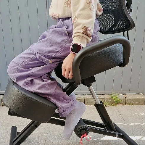 학생용 의자, 굽은 등 교정 무릎 꿇기 피트니스 사무실 유물