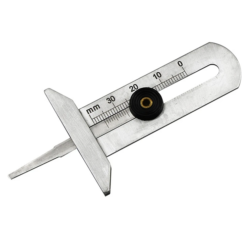 Imagem -03 - Carro Pneu Passo Profundidade Calibre Medidor Régua Pinça Medição Ferramentas para Moto 030 mm 050 mm 060 mm Aço Inoxidável