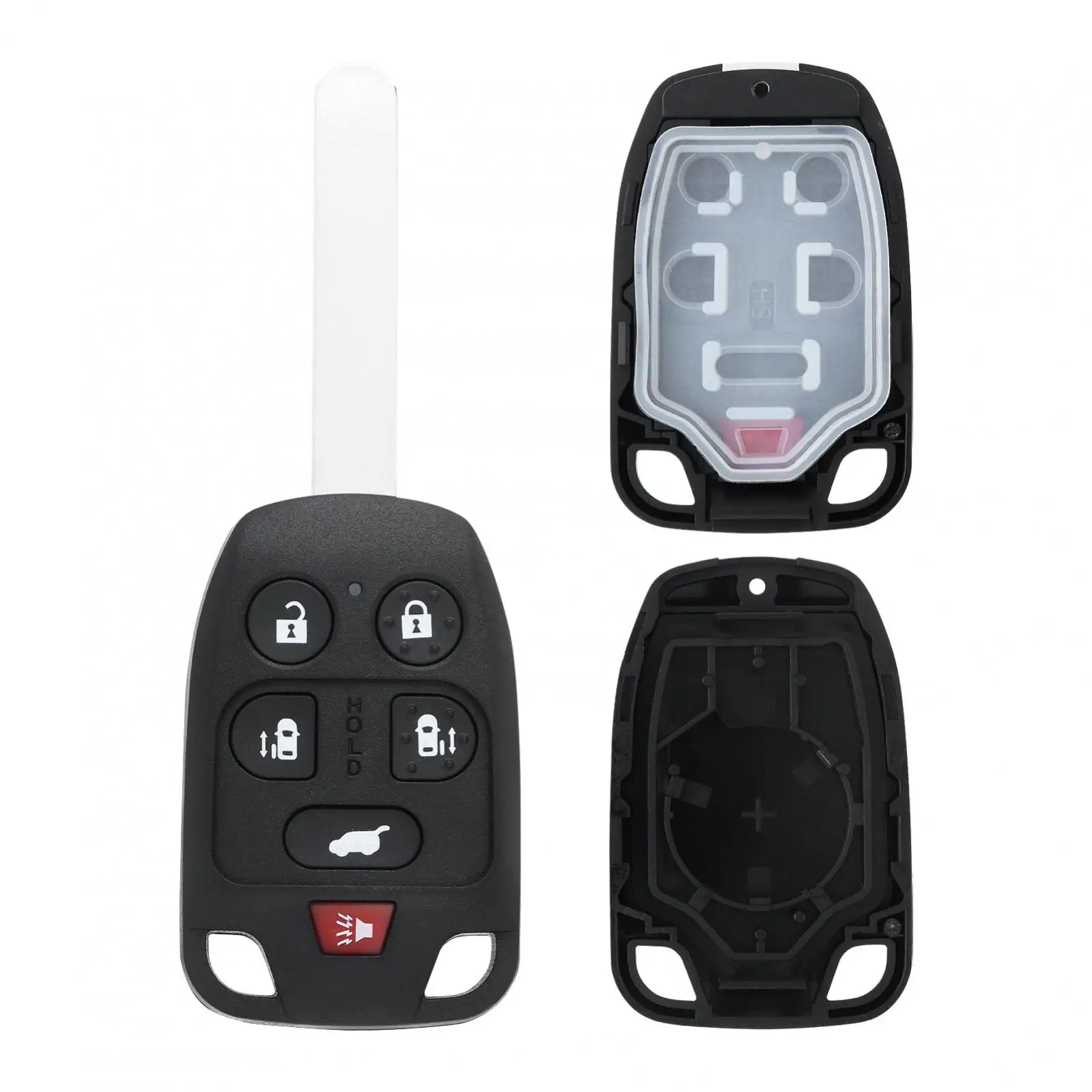 

6 Buttons Replacement Key Fob Cover Case Fit for Honda Odyssey 2011 2012 2013 Keyless Entry Remote Key Fob Shell