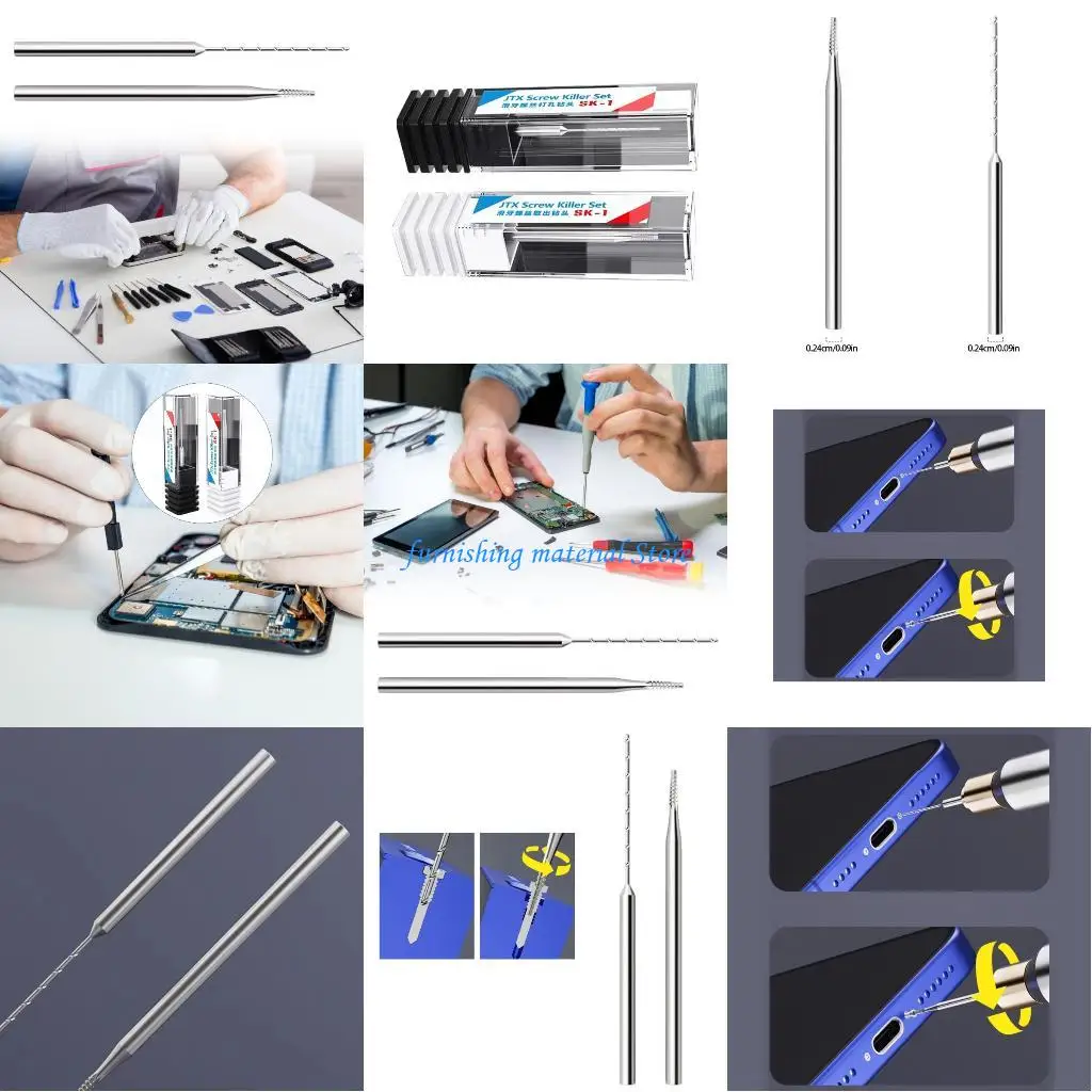 

Y5GD Professional Screw Drill Set With Reverse Thread Design For Mechanics