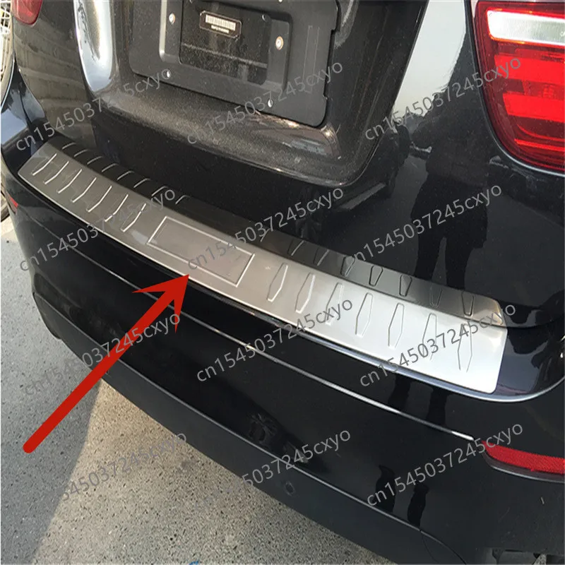 

For BMW X6 E71 E72 2009 2010 2011 2012-2014 Stainless steel Rear Bumper Protector Sill Trunk Tread Plate cover Trim Car styling