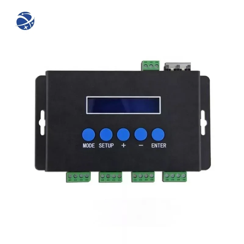 YUNYI Best LED SPI Controller Light Controller BC-204 DC5-24V 4 Channels Artnet to SPI Controller