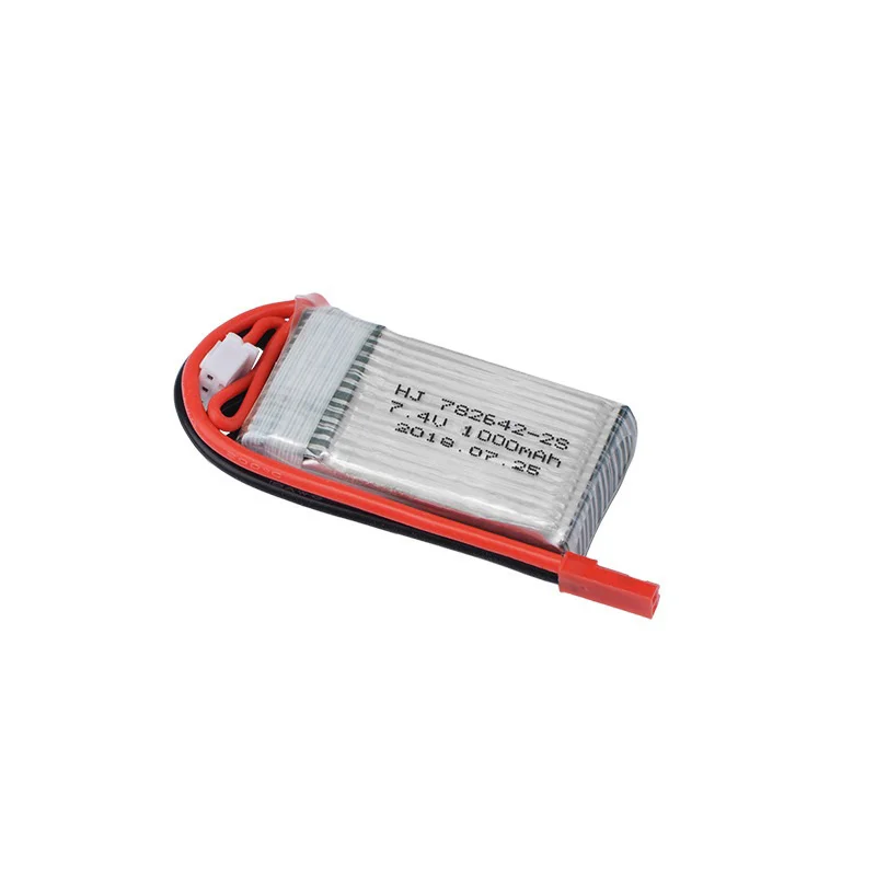 Bateria Lipo 7,4 V 1000 mAh do aktualizacji Mjxrc X600 2s 1000 mah 25c 782642 Bateria Lipo do pilota do zabawek Bateria 7,4 V + ładowarka