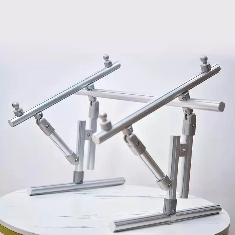 Bed & Desk Two-in-One Reinforced Cross-stitch Frame Bed, Aluminum Alloy Reinforced Adjustable Stitch Frame Android-style Lock - view 5