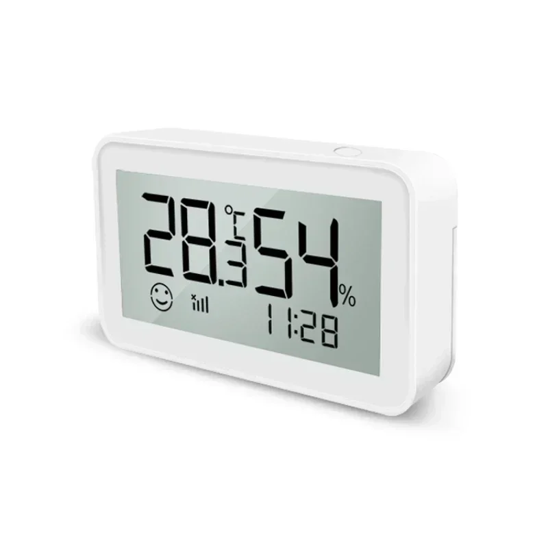 eWelink Zigbee Smart Screen Display Temperature Humidity Sensor Time Smiley Face Power Display Compatible with Alexa Google