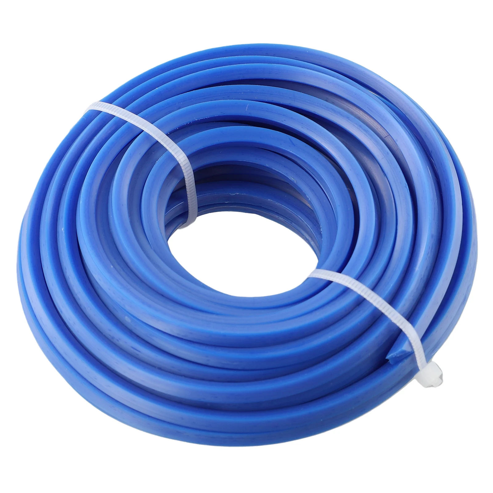 Linha aparador de grama para jardim, cortador elétrico, cabo de nylon, corda quadrada, azul, strimmer, 4mm, 10m