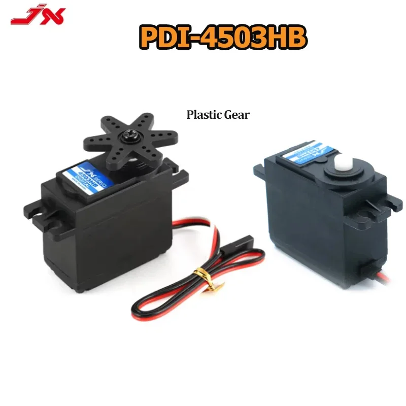 JX Servo PDI-4503HB Engrenagem Plástica 120 °   Servo de grande torque padrão digital 330Hz para acessórios de robô de carro tanque de drone de helicóptero