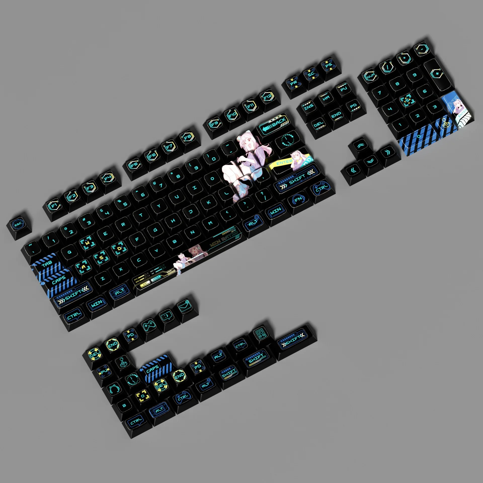 E-Sports Story — черные колпач – обзор и цена Keyboard Gaming Transparent