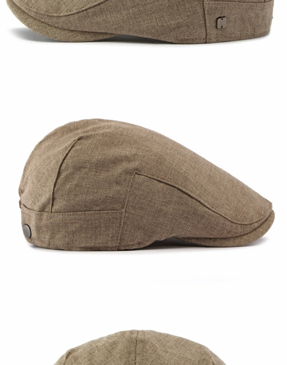 HT5126 Neue Frühling-Sommer-Kappe für Männer und Frauen Retro Künstler-Mütze Unisex Ivy Flat Cap Verstellbare Leinen-Baskenmütze – Detail 11