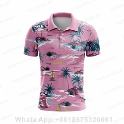Summer Golf Polo Shirt Casual Fashion Short Sleeve Quick Dry Clothing Breathable Lapel Sport T-shirt Classic All Match Shirt New