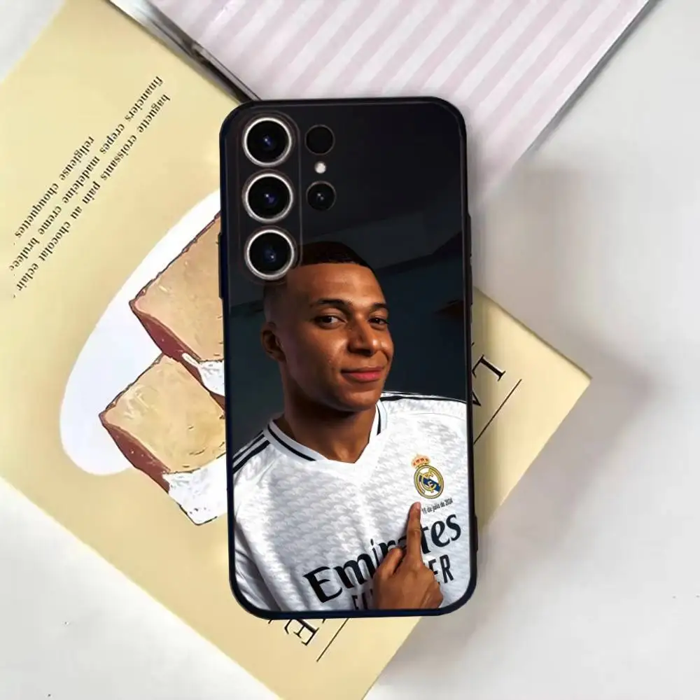 Football Star Cool M-MbappeS-S Phone Case For SamsungS25,24,21,22,23,30,Ultra,20,Plus,Fe,Lite,Note,10,9,Soft Black Cover - Image 5