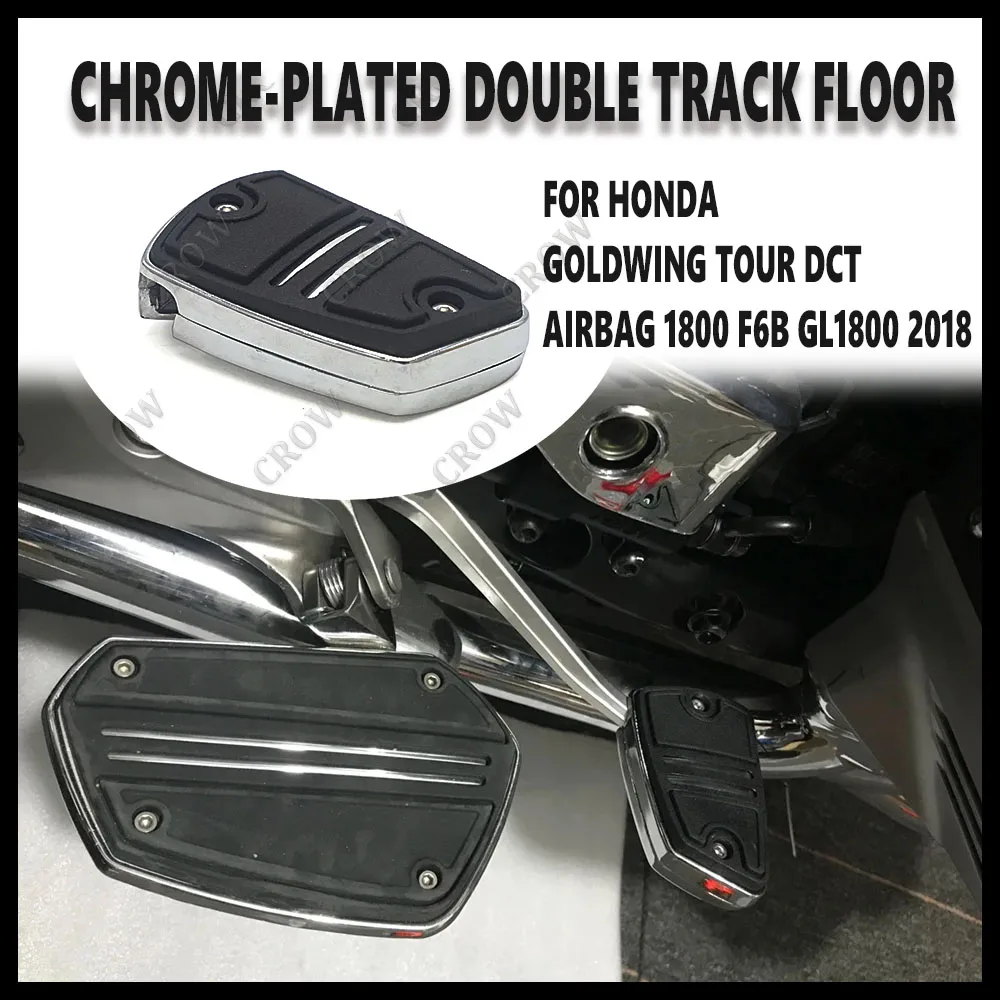 New Motorcycle Chrome-Plated Double Track Floor For Honda Goldwing Tour DCT Airbag 1800 F6B GL1800 2018 2019 2020 2021