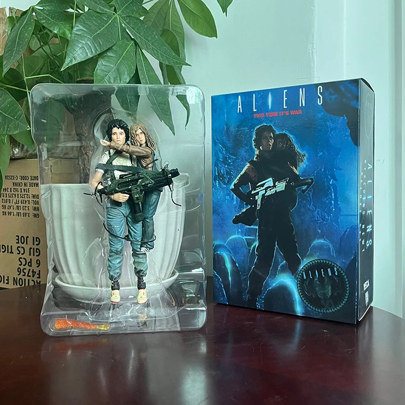 Neca الغريبة 2 ريبلي نيوت الشكل ، LT إلين جيجر زينومورف فاسيهوغر ريبلي vs نيوت بريداتور نموذج ، تحصيل ألعاب الحركة ، الهدايا
