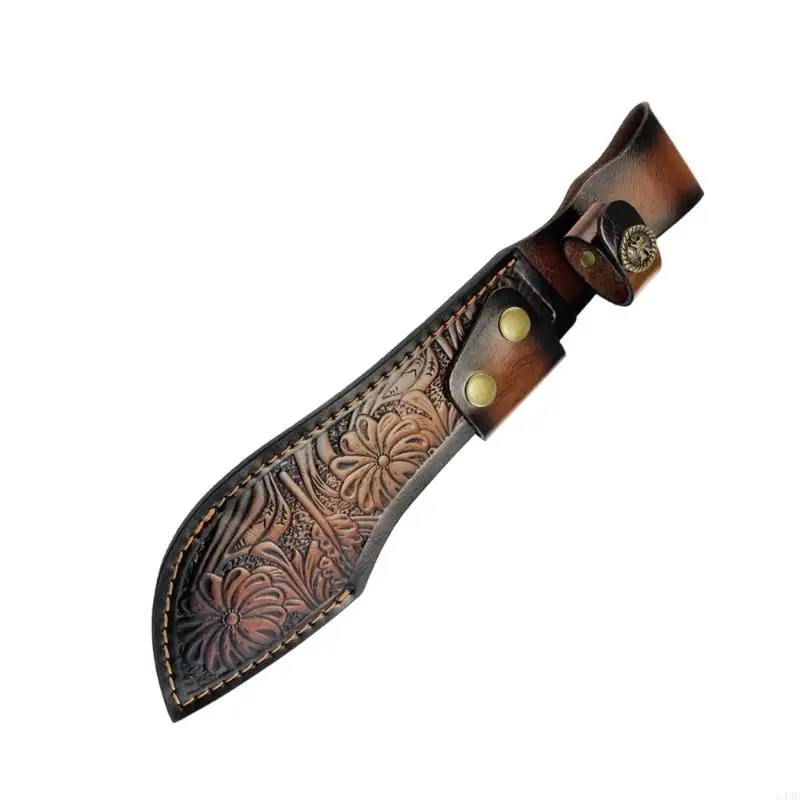 Handcrafted Leather Cutter Holder Sheath Cutter Protector Cutter Pouches Belt Hook Attachments Camping Accessory