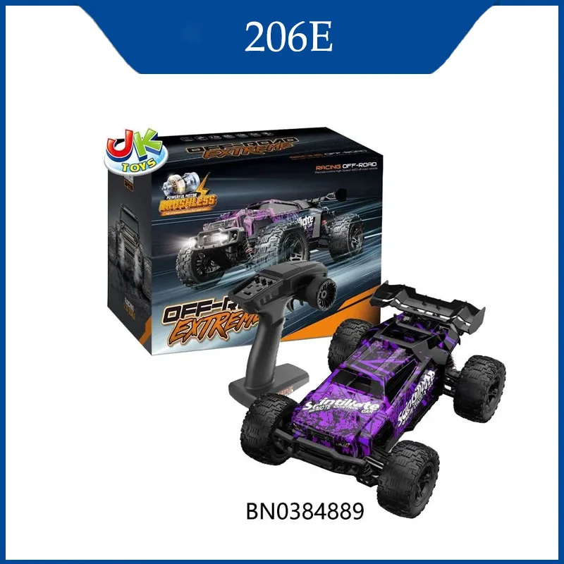 

206E 1:10 50-60Km/H Remote Control Off Road Vehicle 2.4G Four Wheel Drive Shock Absorber Monster Truck for Kids Adults