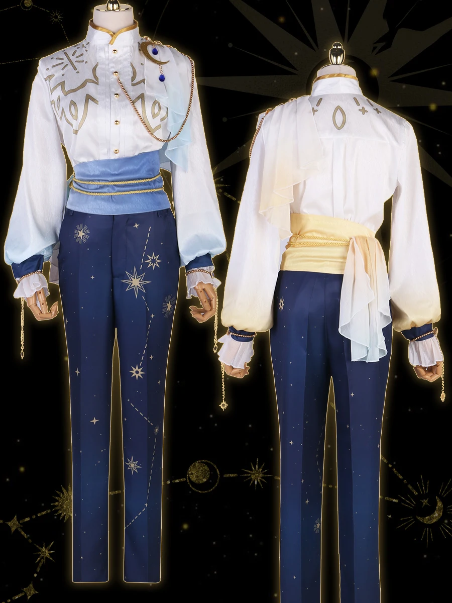 COS-HoHo Ensemble Stars Fine & Knights Starlight Parade Game Suit Gorgeous Cosplay Costume Halloween Party Role Play Outfit