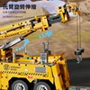 전기 원격 제어 조립 DIY 벽돌 빌딩 블록, Moc 테크니컬 8x8 도로 구조 트럭 크레인, 성인 완구, T4017, 4960PCs 6