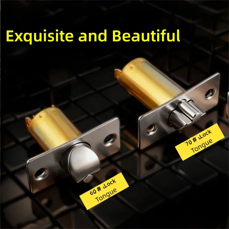 Universal Ball Lock Latch - Replacement Lock Bolt Parts for Indoor Old-Style Bedroom Door Lock Core