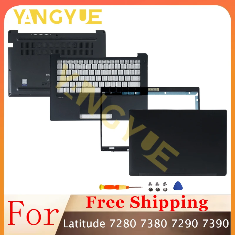 

New Laptop Accessories For Latitude E7380 E7390 7380 7390 0T7C6V OYNM35 LCD Back Cover Front Bezel Palmrest Bottom Case
