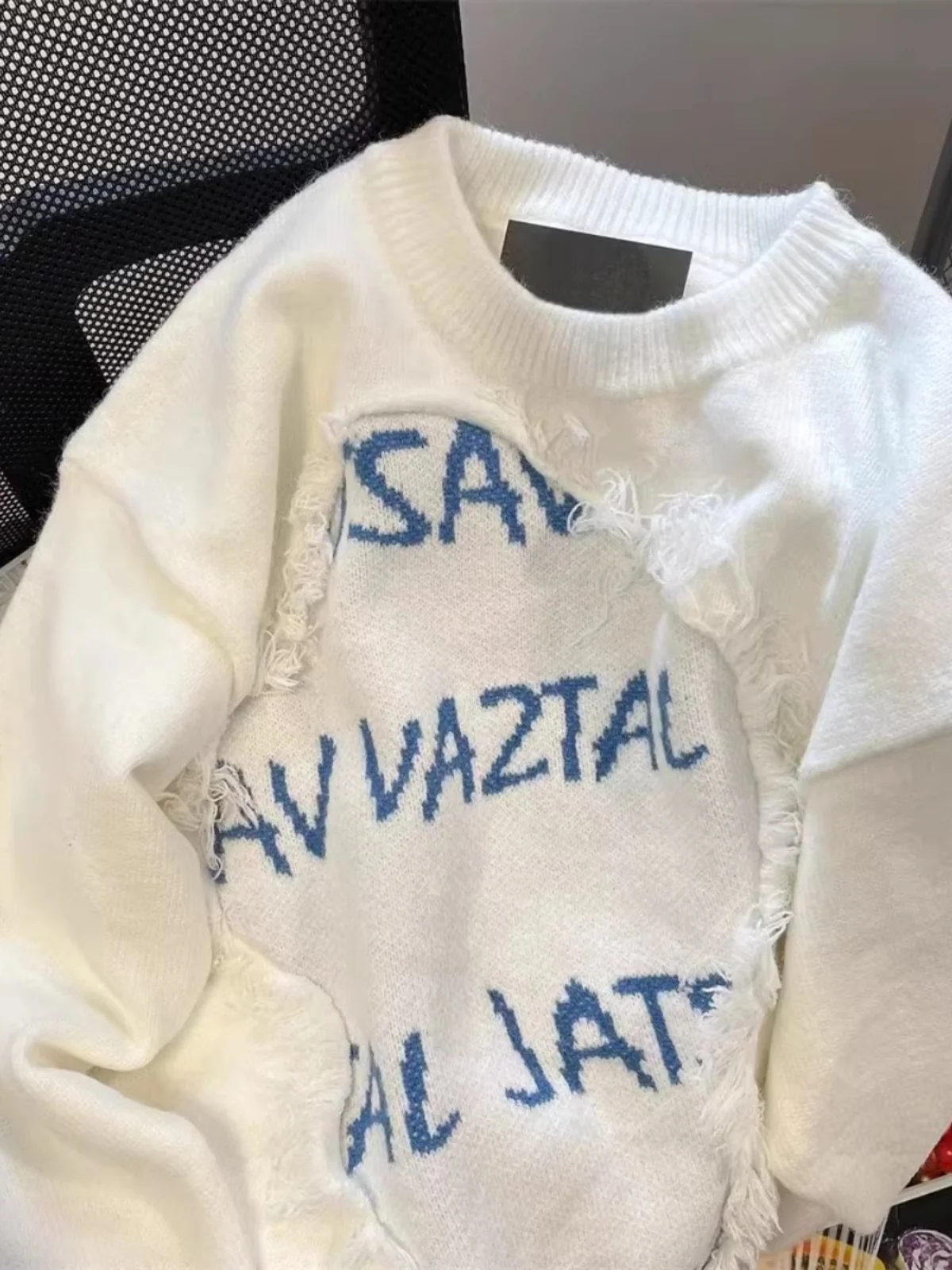 

Свободный женский круглый трикотаж Ne, белый осенне-зимний новый Sle Lazy Faion, мягкая уютная внутренняя одежда, базовый слой, топ