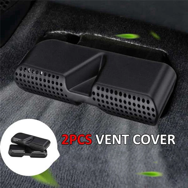 2Pcs Car Under Seat Air Condition Air Vent Cover Vent Outlet Covers for BMW X3 X4 2011-2017