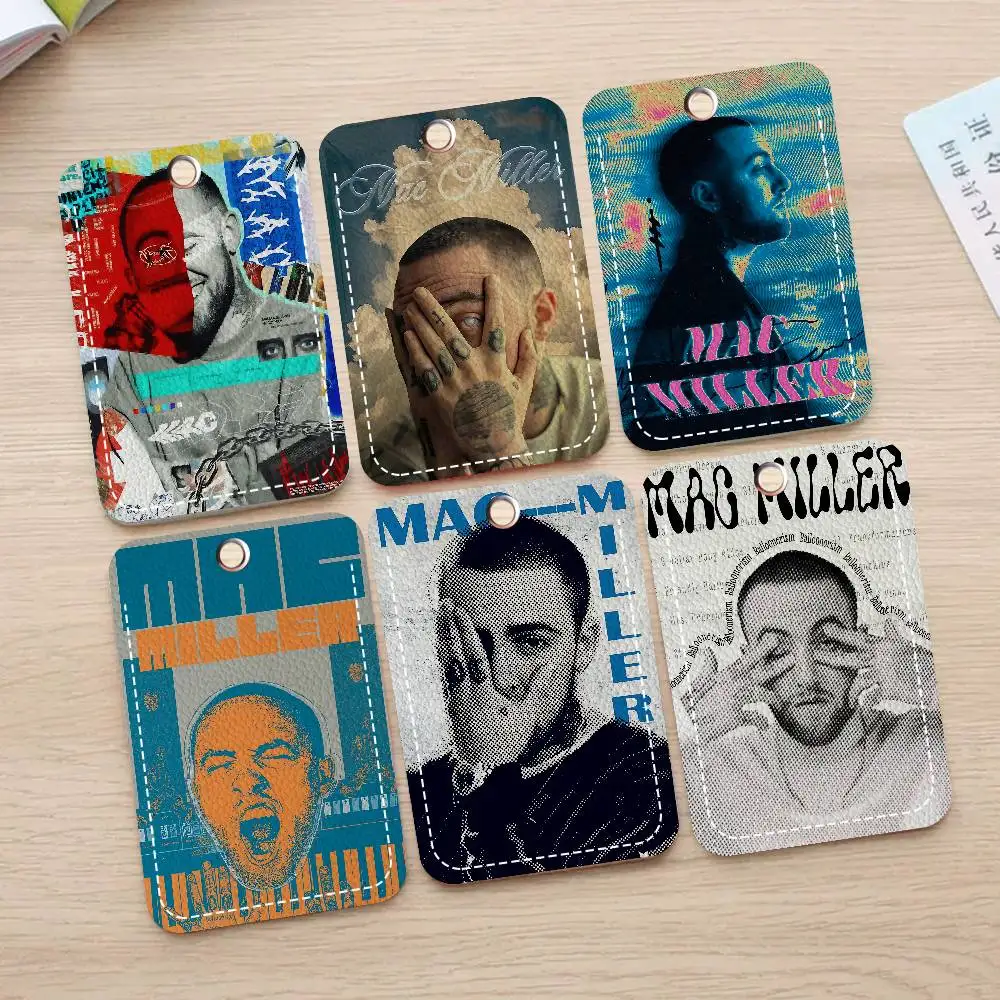 

Singer M-Mac Miller Cartoon Card Keychain Anime Fashion Pendant Bag ID Door Card Case Bus Card Cute Adult Birthday Gift