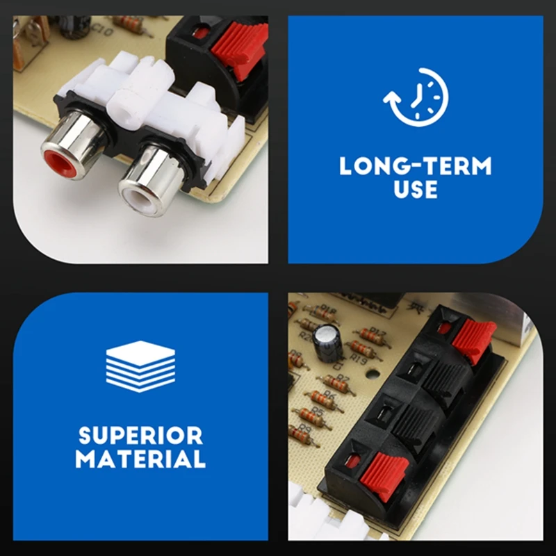 【НОВИНКА】AM0408 Универсальный 2,0-канальный цифровой стереоусилитель мощности, плата усилителя постоянного тока 12 В STK, толстопленочная серия, плата усилителя