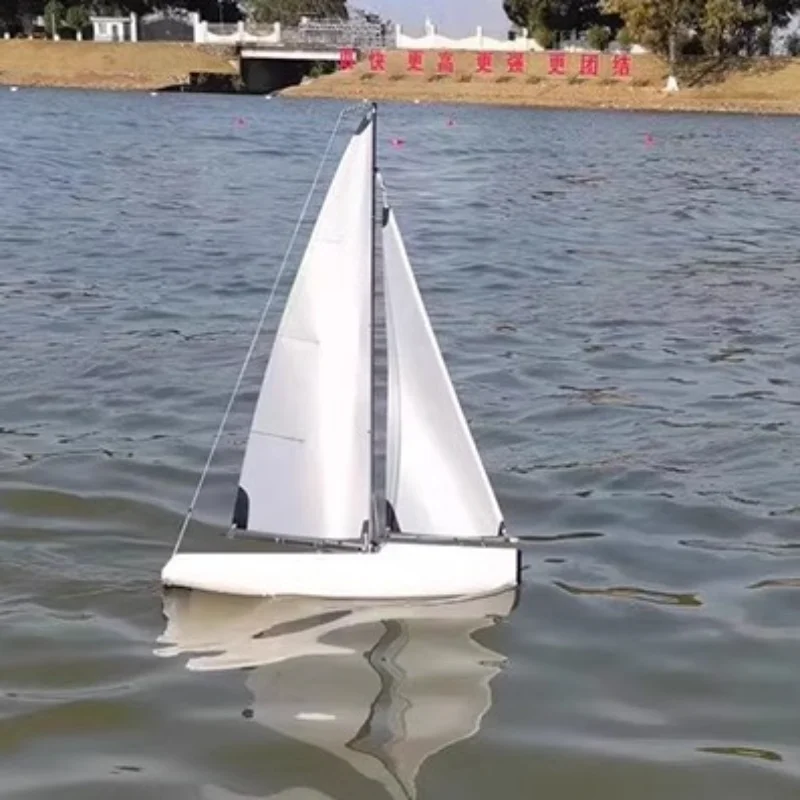 Remote Control Sailboat Model Kit Competition F5-550 Class Speedboat Toy Gift RC Handmade Sailboat Speedboat Model