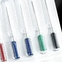 

10Pcs/pack Barbed Broaches Dental Stainless Steel Root Canal Cleaning Files