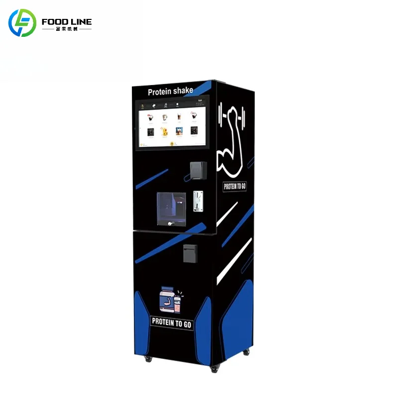 

Customized Commercial Protein Shake Vending Machine 24H Self-Service Touch Screen Multi-Payment Device