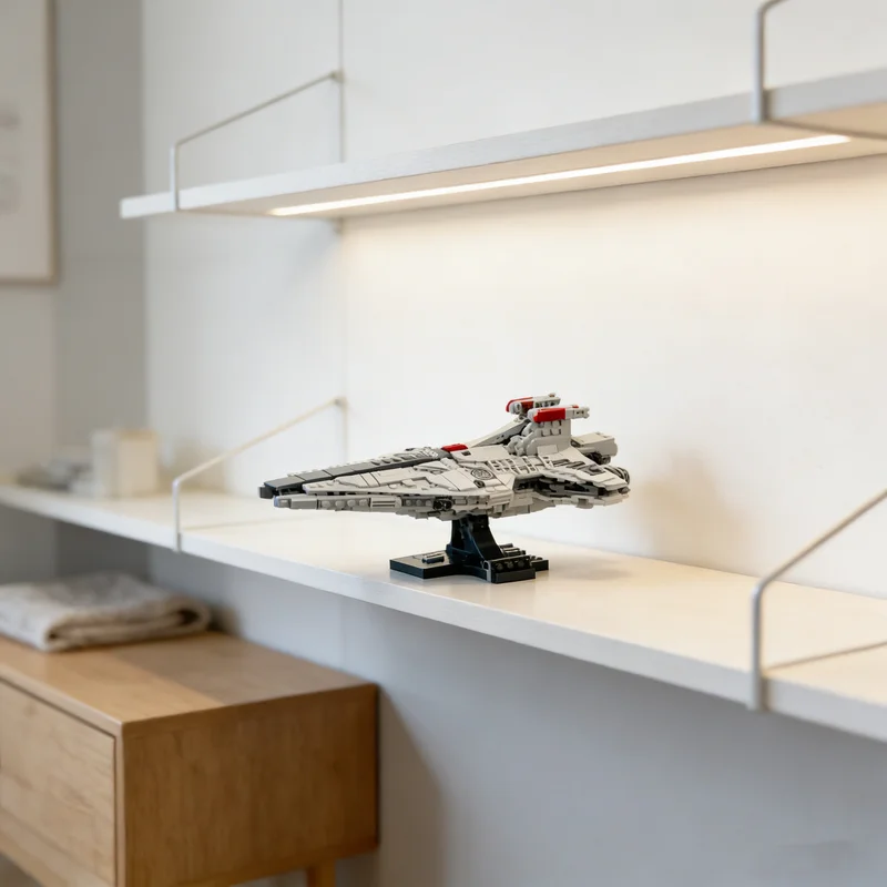 

660pcs MOC Venator Class StarDestroyer Midi Scale Star Battle Model Building Block Home Decor Room Decor Desk Decor Gift For Boy