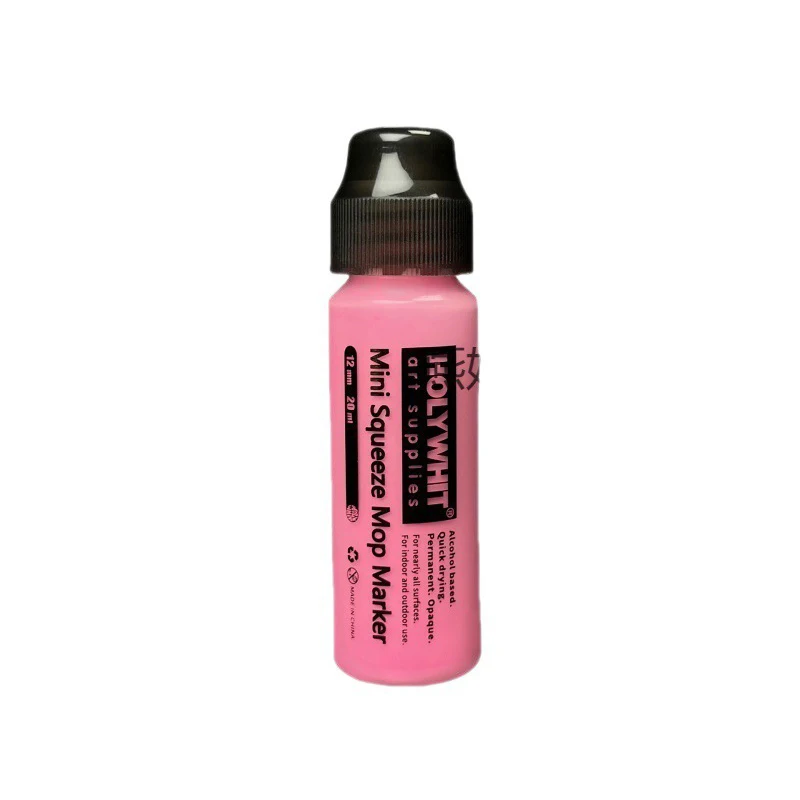 12mm/20ml mini graffiti fluxo caneta pintura assinatura caneta ponta redonda marcador à prova dwaterproof água com tinta arte suprimentos caneta assinatura fluorescente