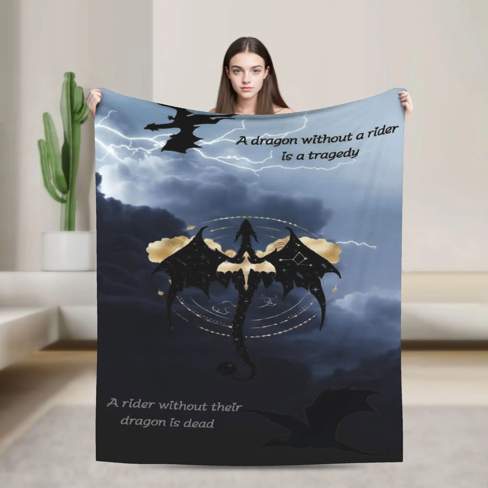 F-Fourth W-Wing Dragon Blankets Super Soft Fleece Cozy Gifts  Throw Blanket Bedding Throws