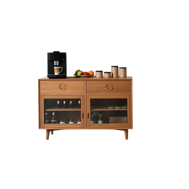 

Боковой шкаф из цельного дерева для гостиной, столовой, чайный шкаф, шкафчик